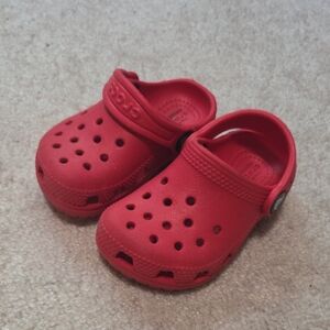 CROCS Kids Bright Red Sandals